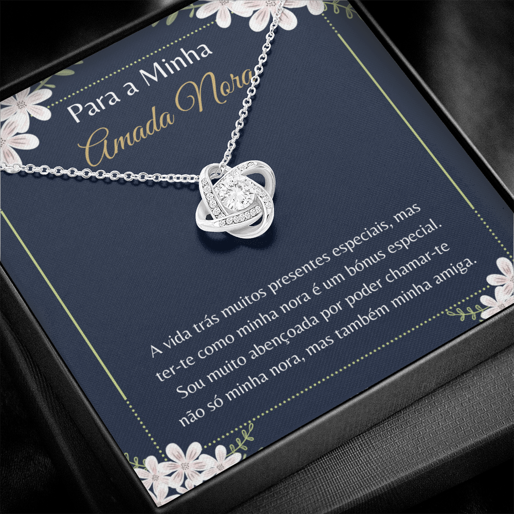 Amada Nora Colar Portuguese Daughter-In-Law Necklace Card