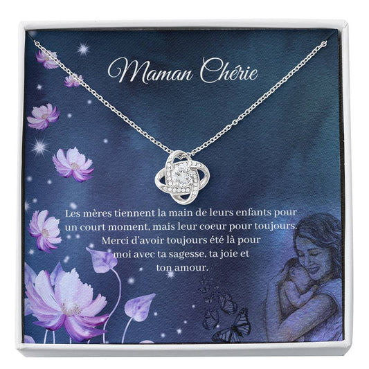French maman necklace gift