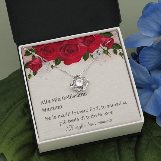 Bellissima Mamma Collana Italian Mother Necklace Card