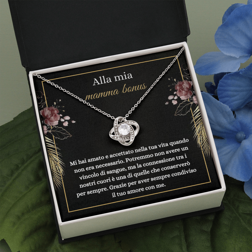 Mamma Bonus Collana Regalo Italian Bonus Mom Necklace Card