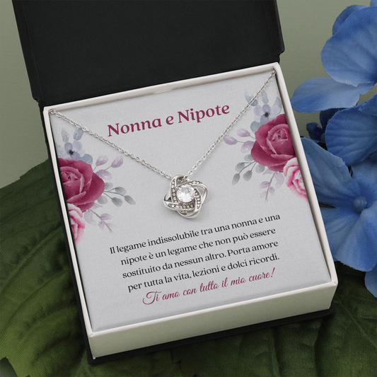 Nonna Nipote Collana Regalo Italian Grandmother Granddaughter Necklace