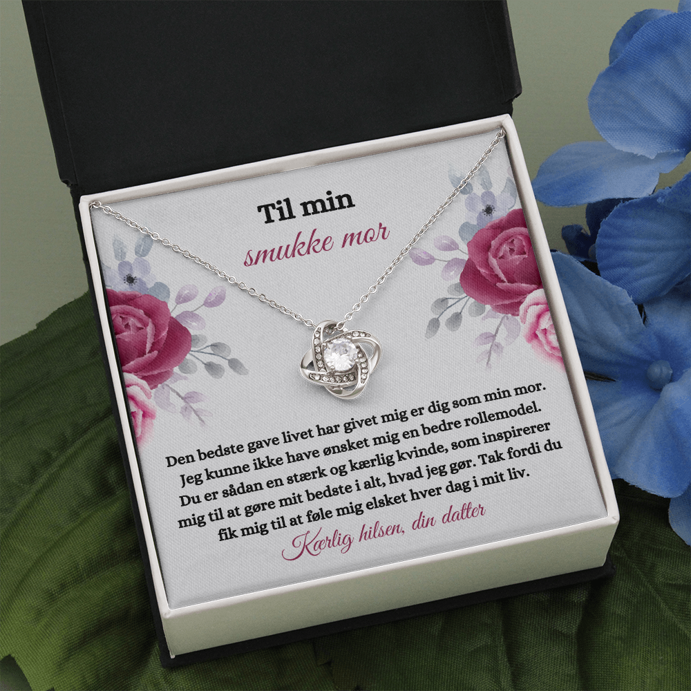 Mor Halskæde Gave Danish Mother Necklace Card Gift