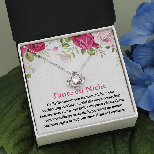 Tante Nicht Ketting Dutch Auntie Niece Necklace Card