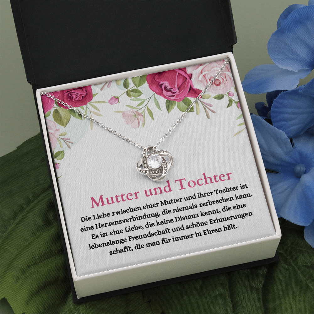 Mutter Und Tochter Halskette German Mother Daughter Necklace Card