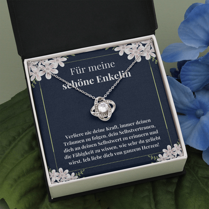 Enkelin Halskette Geschenk German Granddaughter Necklace Gift