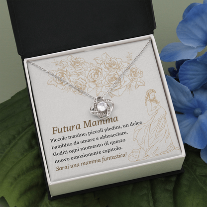 Futura Mamma Collana Regalo Italian Future Mother Mom To Be Necklace