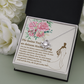 Tochter Hochzeitstag Halskette German Daughter Bride Necklace