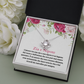Zia Nipote Collana Regalo Italian Auntie Niece Necklace Card