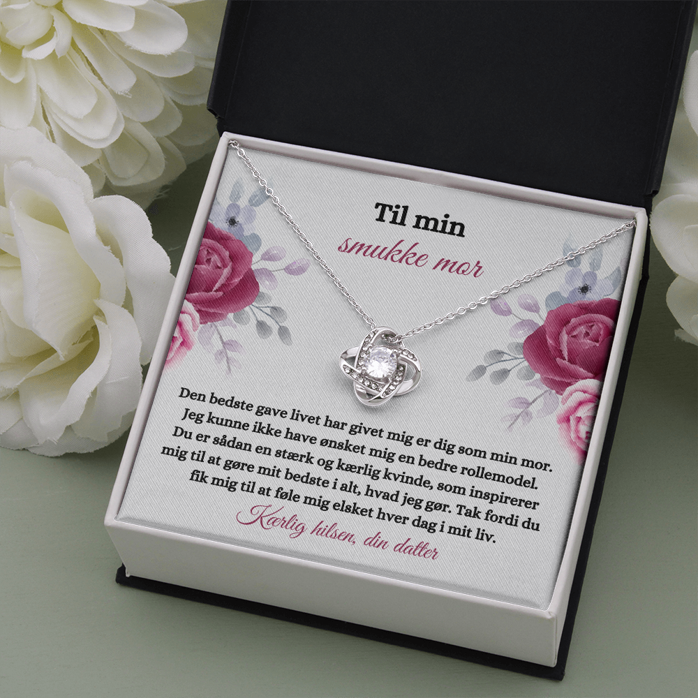 Mor Halskæde Gave Danish Mother Necklace Card Gift