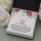 Madre Figlia Collana Regalo Italian Mother Daughter Necklace Card