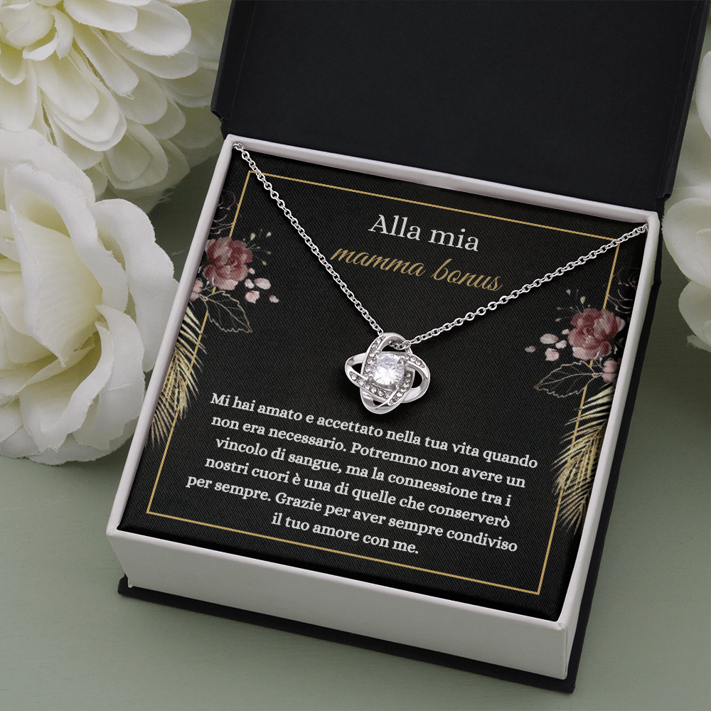 Mamma Bonus Collana Regalo Italian Bonus Mom Necklace Card