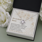 Die werdende Mutter Halskette German Mom To Be Necklace Card