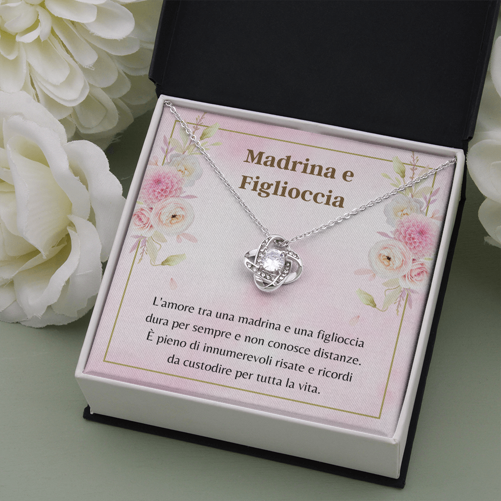 Madrina Figlioccia Collana Italian Godmother Goddaughter Necklace