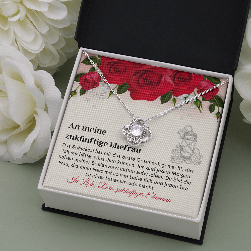 Zukünftige Ehefrau Halskette German Future Wife Message Card Necklace