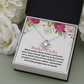 Matka i Córka Naszyjnik Polish Mother Daughter Necklace Card