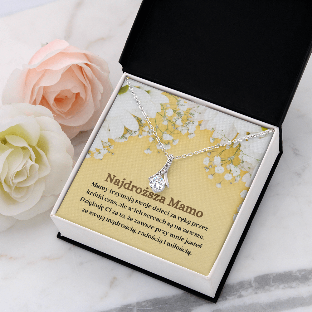 Mamo Naszyjnik Prezent Polish Mom Necklace Card