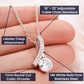 Najdroższej Siostry Naszyjnik Polish Sister Necklace Gift