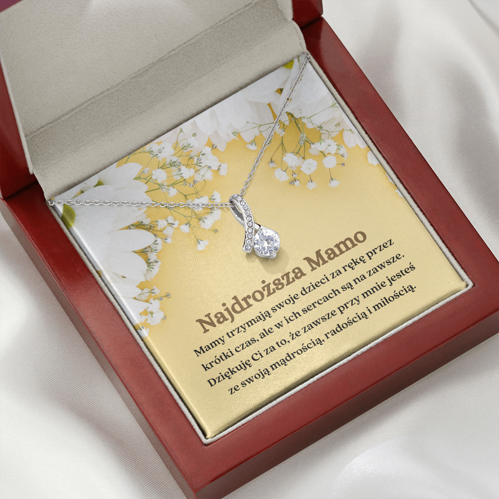 Mamo Naszyjnik Prezent Polish Mom Necklace Card