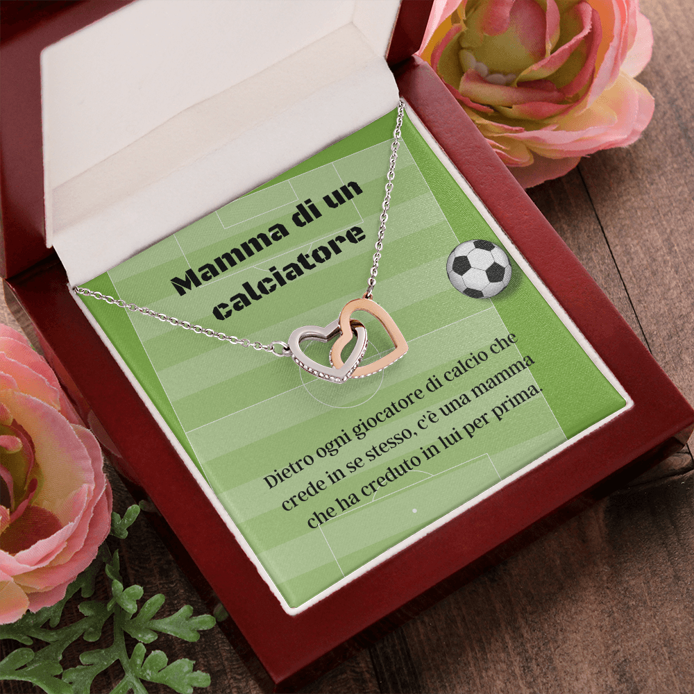 Mamma Di Un Calciatore Collana Italian Soccer Football Mom Necklace