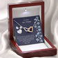 Mutter Sohn geschenk, German woman gift, bling gold heart