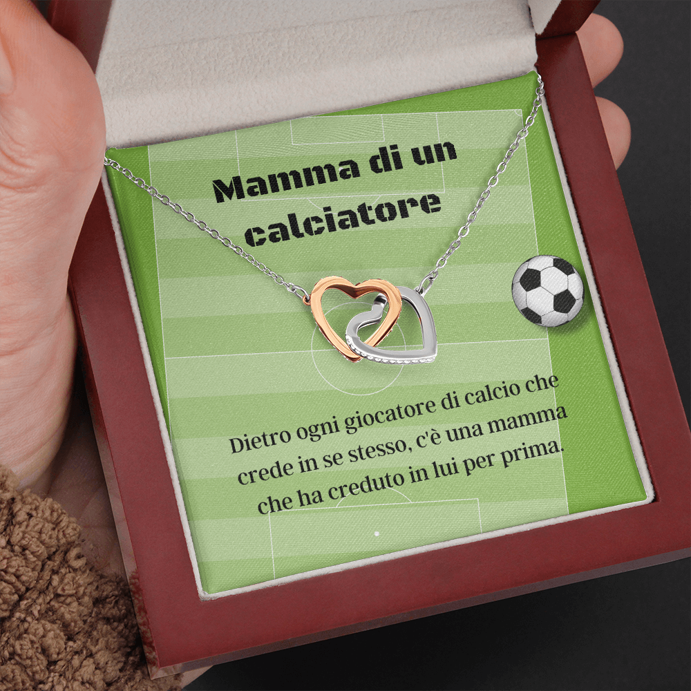 Mamma Di Un Calciatore Collana Italian Soccer Football Mom Necklace