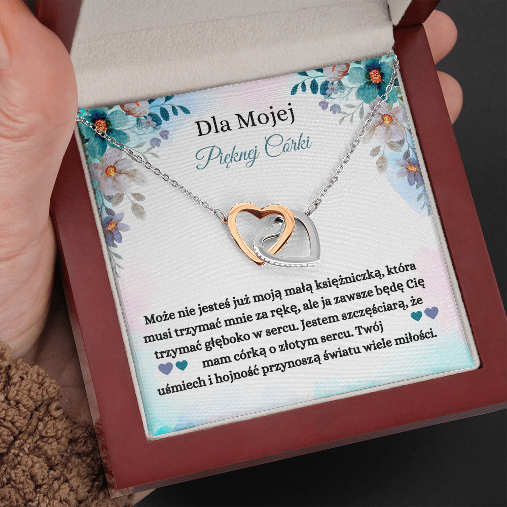 Pięknej Córki Naszyjnik Polish Daughter Necklace Card
