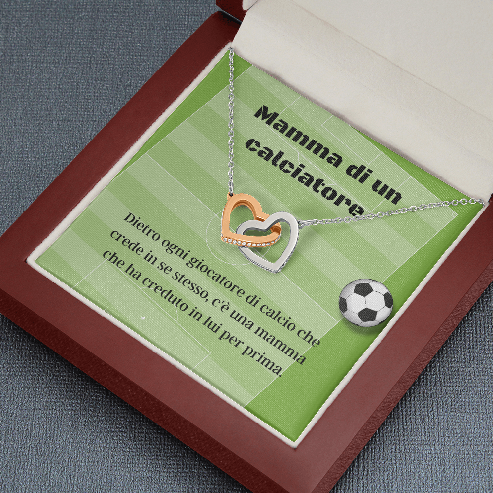 Mamma Di Un Calciatore Collana Italian Soccer Football Mom Necklace