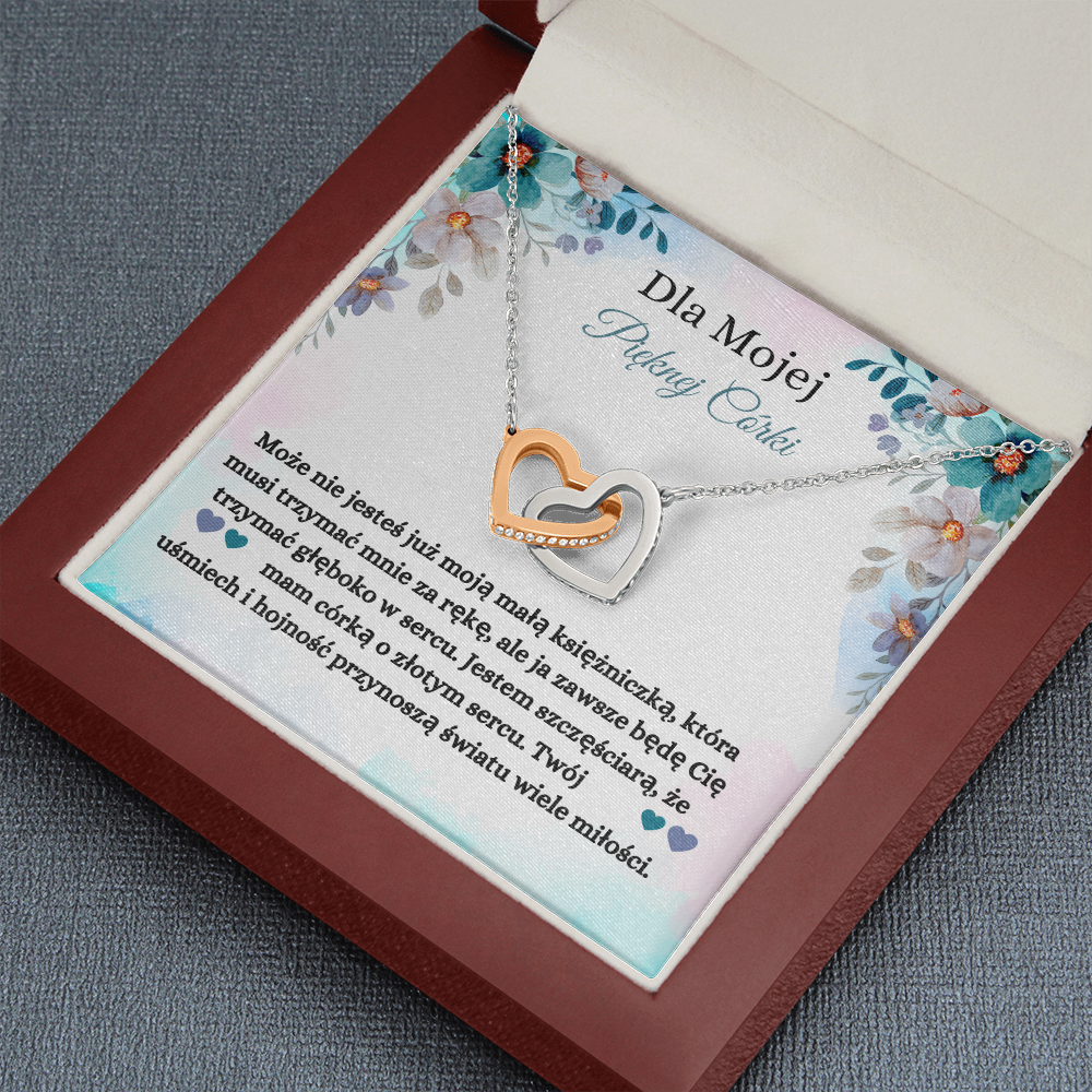 Pięknej Córki Naszyjnik Polish Daughter Necklace Card