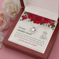 Smukke Kone Halskæde Danish Wife Love Necklace Card