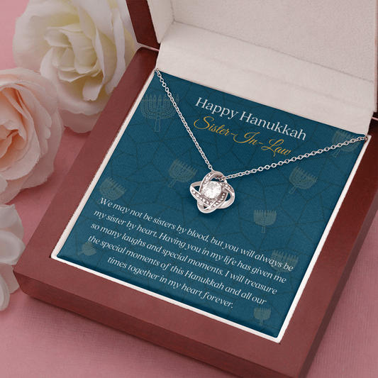 Hanukkah Sister-In-Law necklace card