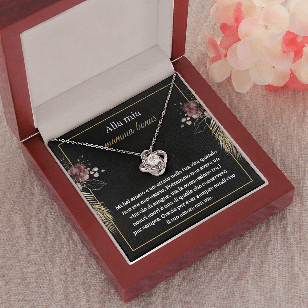 Mamma Bonus Collana Regalo Italian Bonus Mom Necklace Card