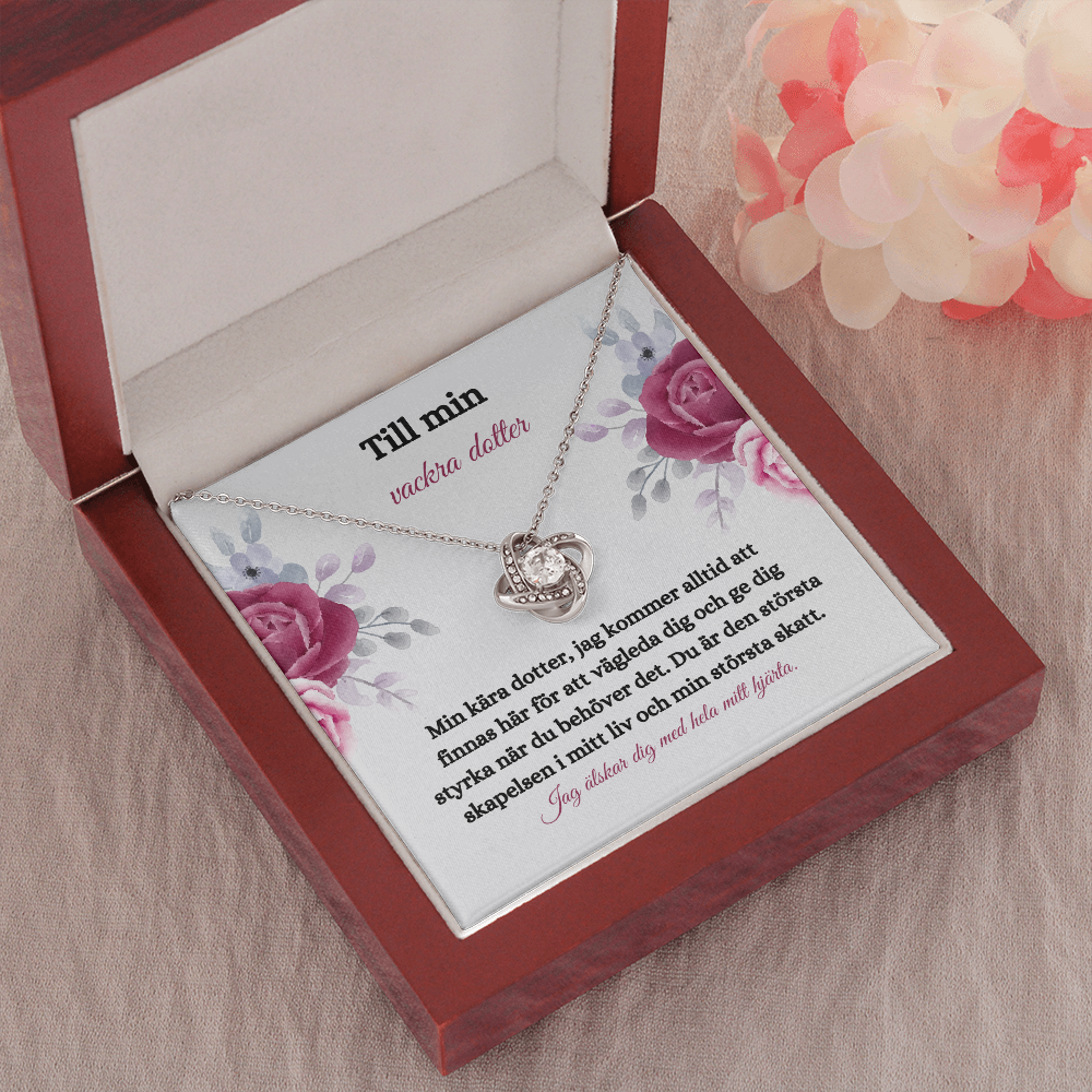 Vackra Dotter Halsband Swedish Daughter Necklace Card