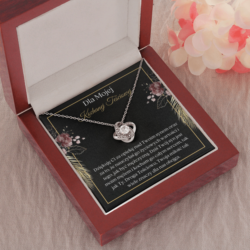 Kochanej Teściowej Naszyjnik Polish Mother-In-Law Necklace