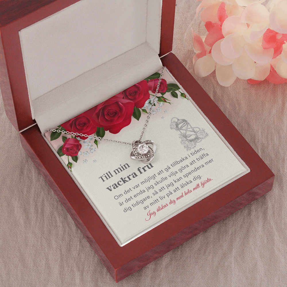 Vackra Fru Halsband Swedish Wife Necklace Card